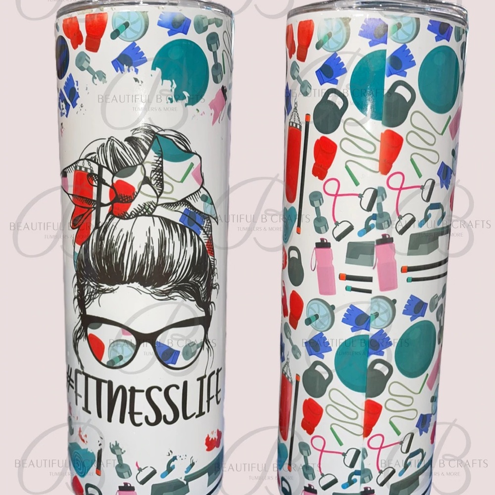 NEW #fitnesslife 20oz Tumbler